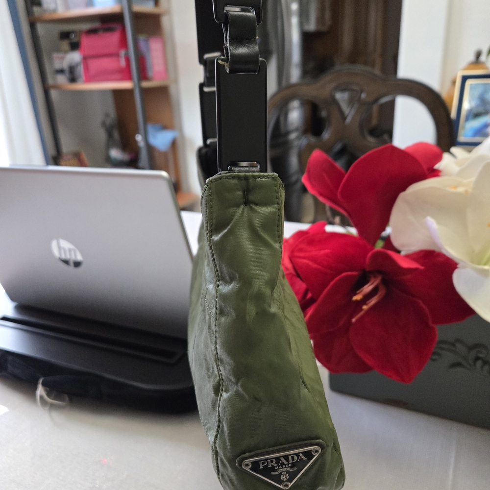 Prada Olive Green Shoulder Bag